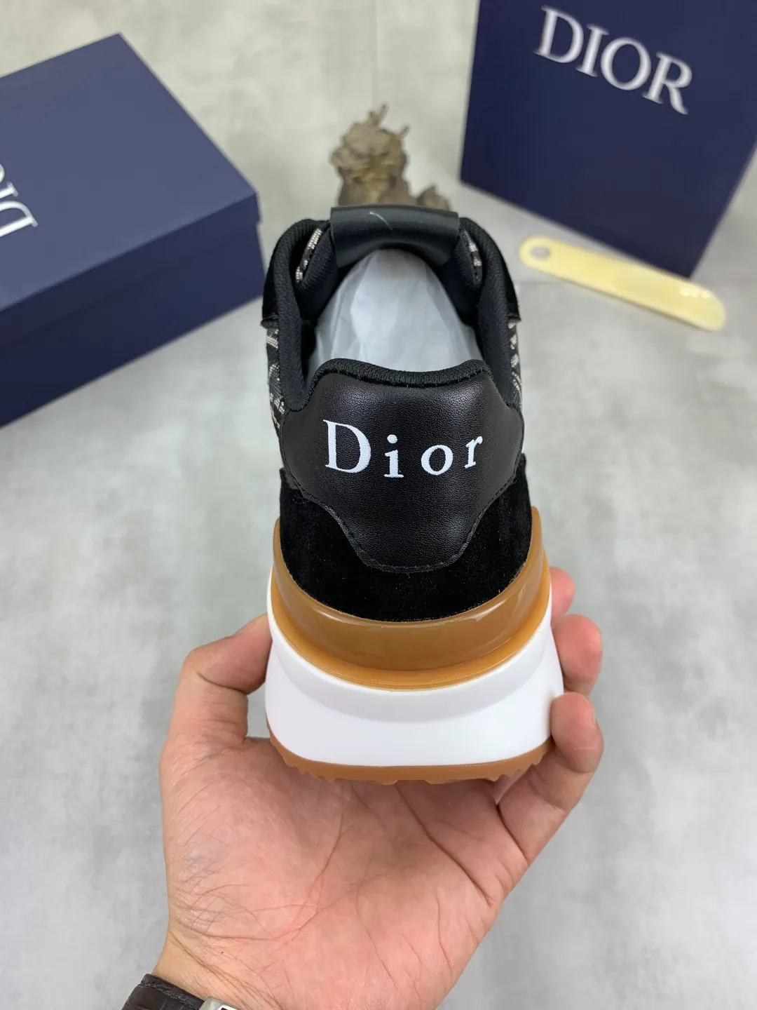 Men's Men's Shoes💰P440💰[New Style]🆘[Dior] 2025 Dior Original Lace-up Low-top Men's Shoes Classic casual shoes 🔥This model is the official classic model with high quality and made by famous original designers. It is made of high-quality cowhide with original materials➕comfortable and breathable mesh lining➕pigskin insole. The perfect last shape and generous and fashionable design have attracted many consumers and are suitable for drivers to drive🚗. What you want is the best quality in the market. Color: 4️⃣Color Code number: 38--44 (45 customized)